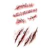 1PCS Halloween Paste Fake Scab Bloody Makeup Halloween Decoration Wound Scary Blood Injury Sticker