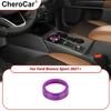 Purple Gear Shift Switch Knob Trim Decor Ring for Bronco Sport 21+ Accessories