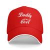 Daddy Cool Happy Fathers Day  Baseball Cap Sports Cap Snap Back Hat Womens Golf Clothing Unisexs
