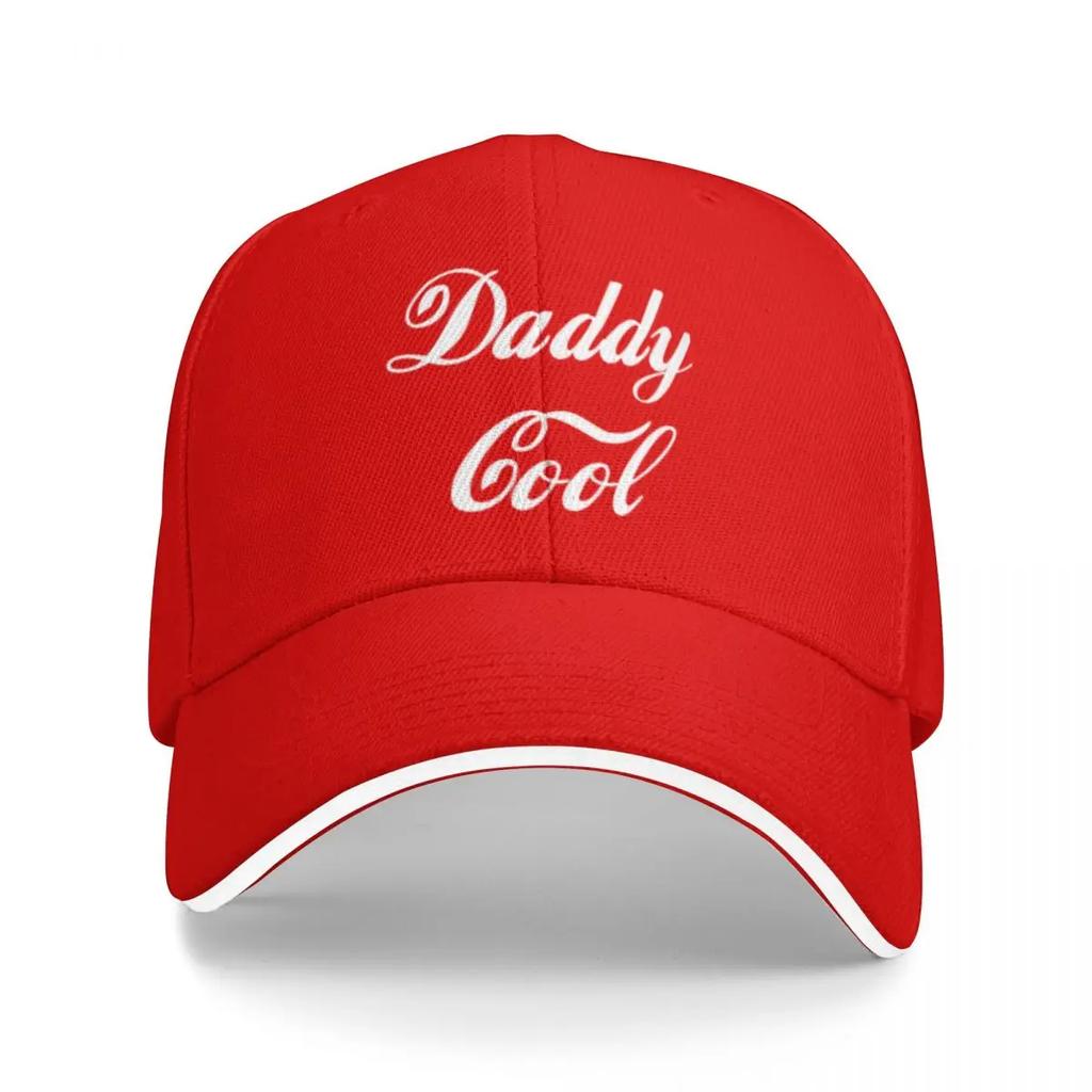 Daddy Cool Happy Fathers Day Baseball Cap Sports Cap Snap Back Hat Womens Golf Clothing Unisexs