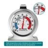 2 szt. Termometr do lodówki, -30~30°C/-20~80°F, Klasyczny analogowy termometr do lodówki Duża tarcza z czerwonym wskaźnikiem termometru
