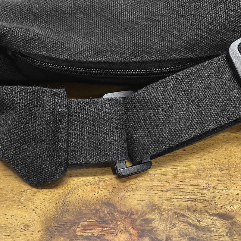 Canvas Chest Bag Women's Lightweight Riding Small Backpack Men's Large-Face Crossbody Small Bag
