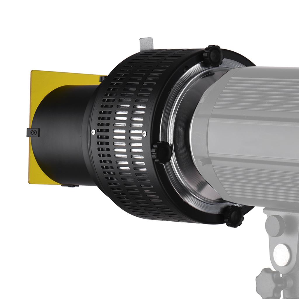 Metal Mount Focusing Snoot Reflector Flash Diffuser for Photography Artistic Effect