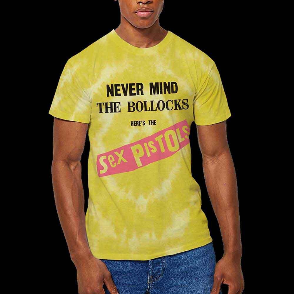 The Sex Pistols Never Mind the B…locks Original Album T-Shirt Yellow New Unisex T-Shirt M
