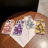 Glitzer Bling Handyhülle Für Google Pixel 10 9 Pro XL 9A 8 8A 7 7A 6 6A 3D Rose Blume mit Diamanten und Perlen Hülle