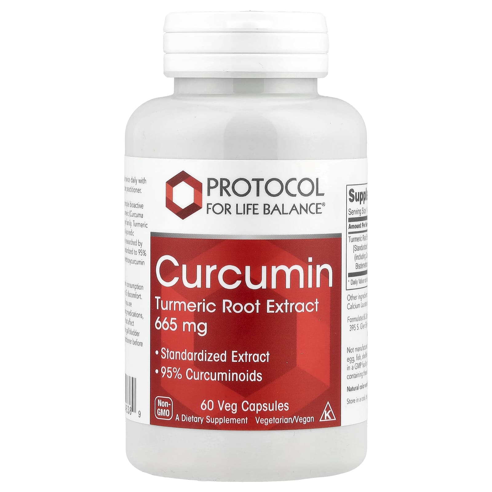 

Curcumin, Turmeric Root Extract, 665Mg, 60 Veggie Caps