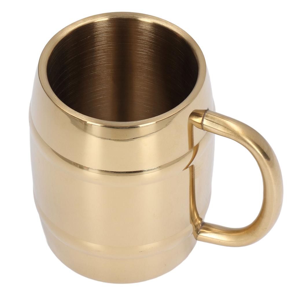 Stainless Steel Coffee Mug with Handle Double Layer Heat Insulation Coffee Cup Water Cup for