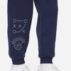 Nike Culture Of Basketball Graphic Print Loose Fit Basketball Knit Pants Kids bottoms Navy-Blue FD4016-410