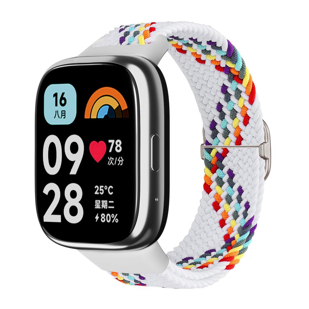 Geflochtene Solo-Schlaufe für Xiaomi Redmi Watch 3 active Armbänder Zubehör Sport Nylon Atmungsaktiv Ersatz Correa Redmi 3 Lite Band