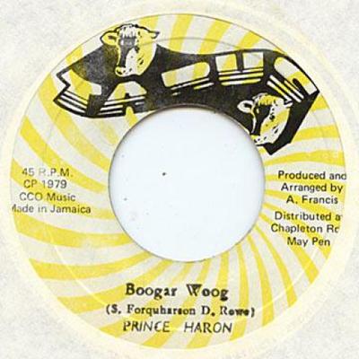7inch Record PRINCE HERON - Boogar Woog / Version None Tarus 1979 Jamaica Reggae, Ska & Dub