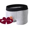 Men's & Women's Flirty Cotton Boxer Briefs with 4.5CM Silicone Ring, Breathable and Comfortable.