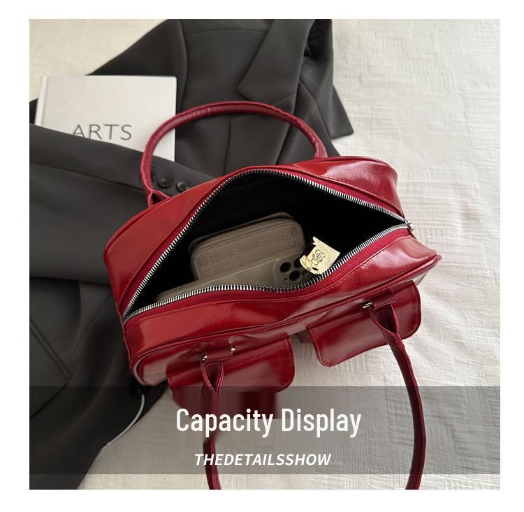 Trendy 2025 Korean Style Women's Autumn Handheld Square Shoulder Bag