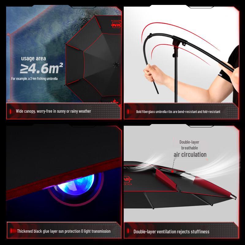 Benno Fishing Umbrella Outdoor Sunshade