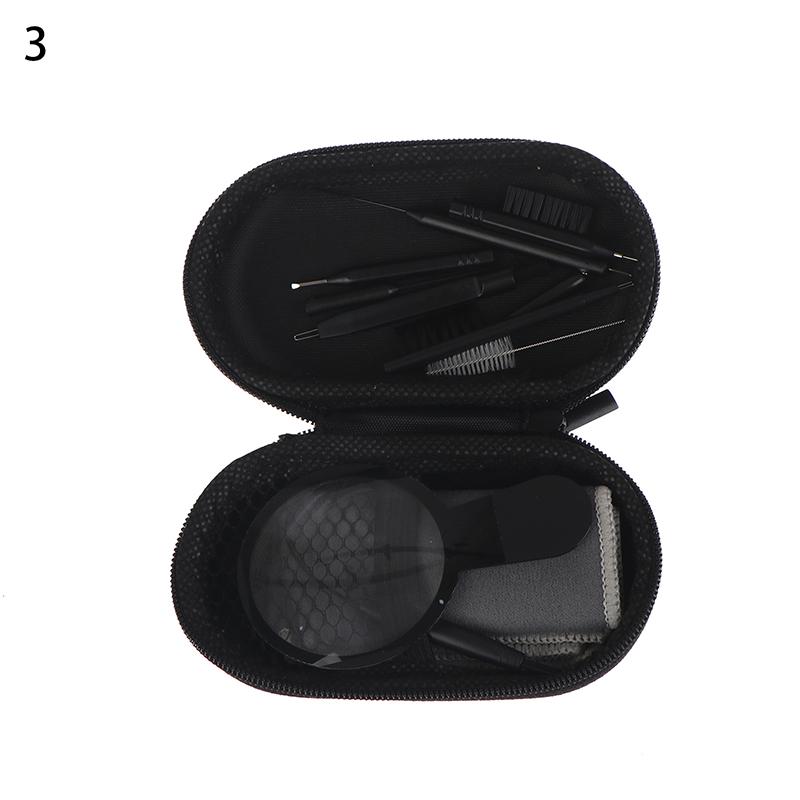 1 Set Hearing Aid Cleaning Tool Hearing Aids Cleaning Kit Brush Vent Cleaner Cleaning Wire With Magnet And Wax Loop Cleaning Set