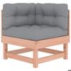 VidaXL Canapé d'angle avec coussins bois massif douglas, canapé de jardin, canapé d'extérieur, canapé de patio, sofa de 825427