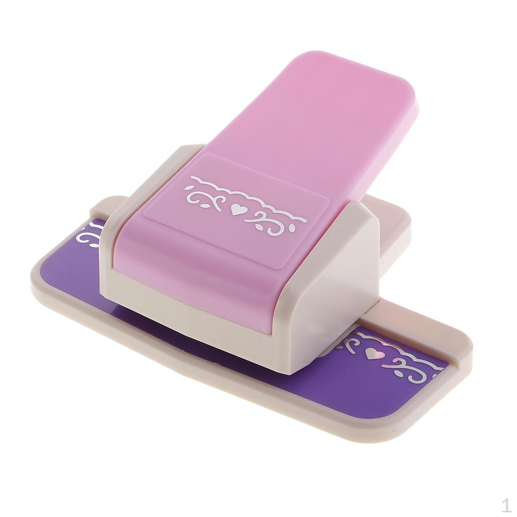 

Border Punch Embossing Cutter Card Marking Scrapbooking Crafts рожевий