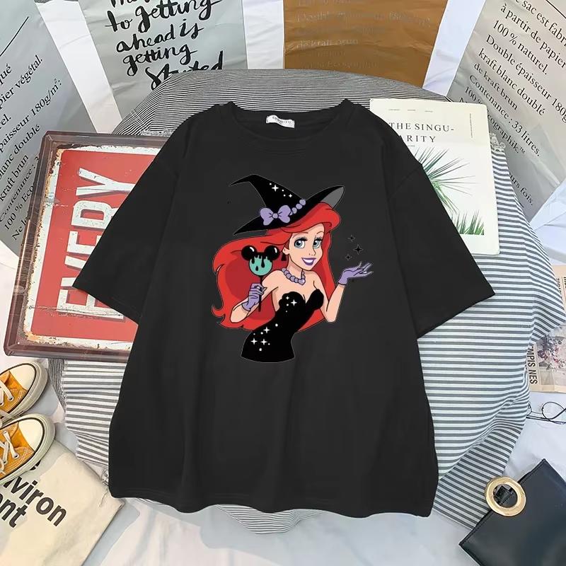 

Princess Alice Snow White Printed Tshirt Summer Women Casual Short Sleeves Streetwear T Shirt Fashion Clothes Tops Tees S