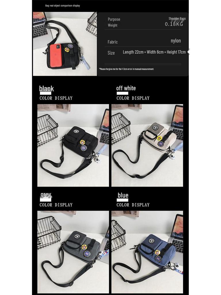 Lässige Harajuku Style Damen Umhängetasche - Trendige 2025 Einzel Schulter Sport Handy Tasche