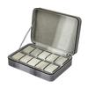PU Watch Storage Box 6/10/12 Grids Watch Organizer Multipurpose Watch Display Box  Gift