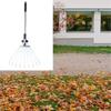 Telescopic Metal Rake Adjustable Garden Leaf Rake Camp Rake Expandable Metal