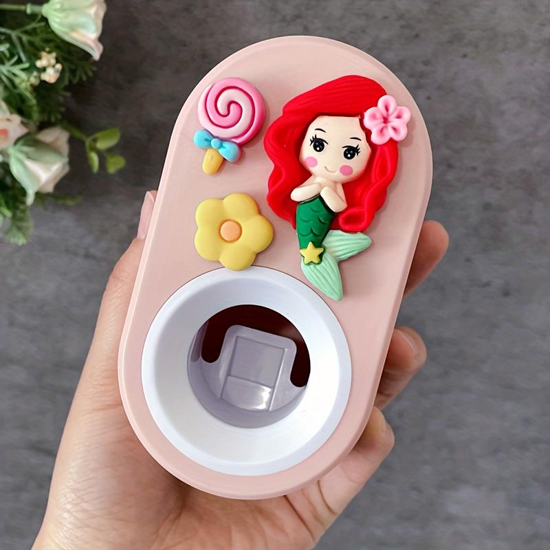 

Easy-Install Dinosaur Cartoon Toothpaste Dispenser - No-Drill Wall Mount, Automatic Squeeze Holder for Bathroom Accessories 3D Cartoon Mermaid