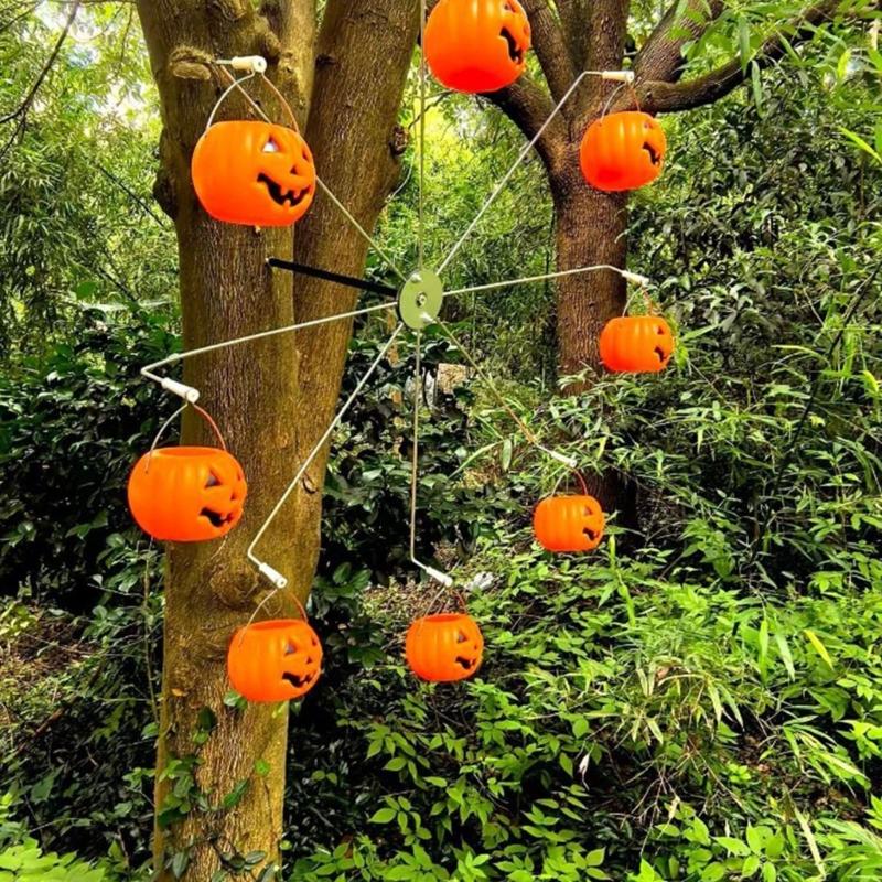 Ferris Wheel Style Bird Feeder with Rotating Feature Perfect for Backyard Bird Watching and Garden Decors