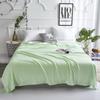 100% Bamboo Fiber Summer Blanket Pure Natural Plant Cooling Quilt Air Condition Comforter Thin Diamond Grid Lightweight Duvet
