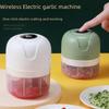 Compact Electric Garlic Grinder & Peeler for Kitchen