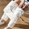 2022 Autumn Winter Korean Stytle Pants Women Thicker Soft Stylish Solid Bottom High StreetSimple Elastic Waist Feminine Trouser