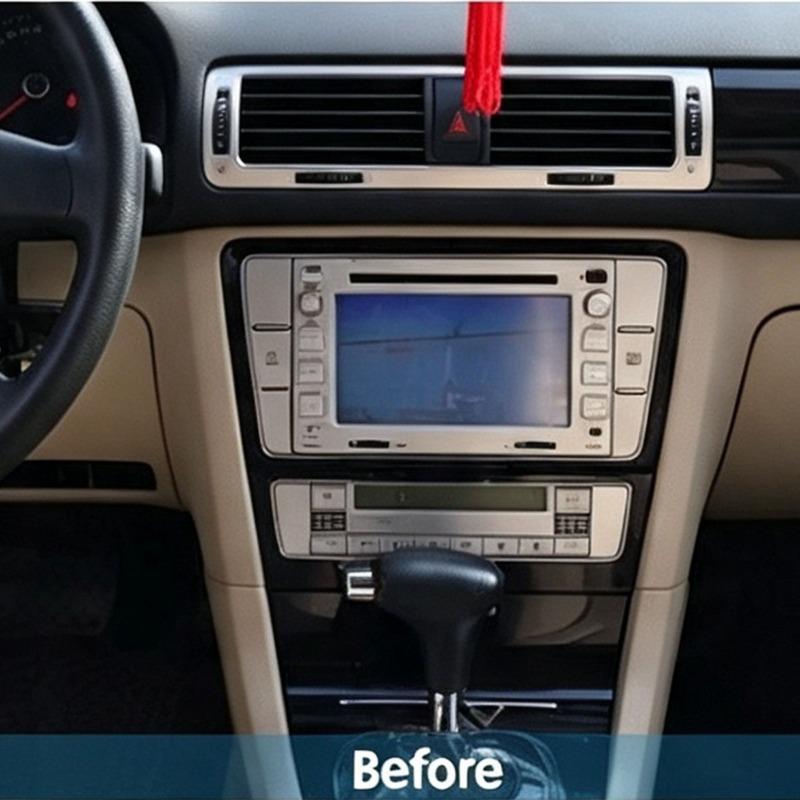 For Volkswage Passat B7 2004-2010 9Inch Car Stereo Radio Fascia Frame Refitting Dash Modification Navigation Panel Trim Bezel