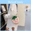 Kindergarten Fashionable Girls Plush Strawberry Chain Bag 2023 Soft Breathable Wearresistant Coin Purse
