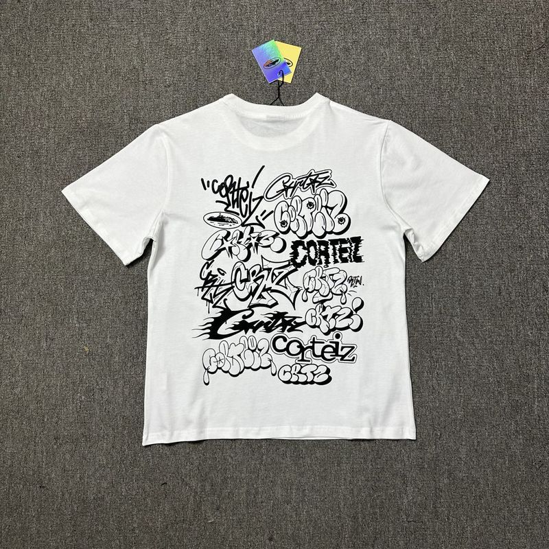 Cross-border corteiz Alcatraz series T-shirt short-sleeved letter Logo digital printing men's and women's tide t trend versatile