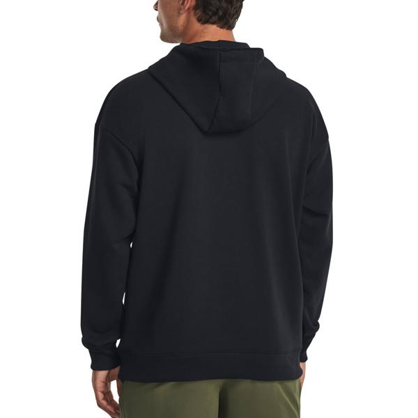 Under Armour Johnson Series Solid Color Training Hoodie Men hoodies Black 1380541-001