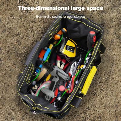 Multifunction 1680D Oxford Cloth Bag Portable Electrician Bag Tool Handbag Waterproof Large Capacity Tool Organizers