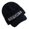 New Style Fashion Winter Hat Fur Lined Beanie Warm Brim Cap Stylish Hats For Men Outdoor Thicken Ski Sports Knitted Warm Hat