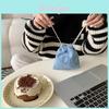 Trendy Plush Street Style Tote Bag With Cute Smiley Face Design Corduroy Lining