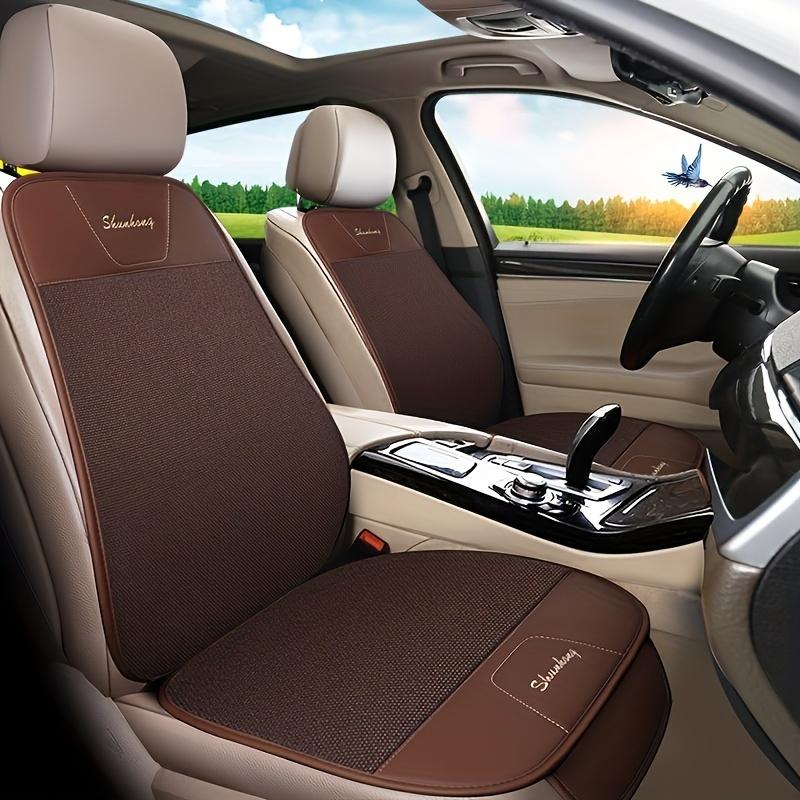 New Car Seat Cushion Four Seasons Universal Cotton and Hemp Office Chair Comfortable Dual Use Backless Car Seat Cushion