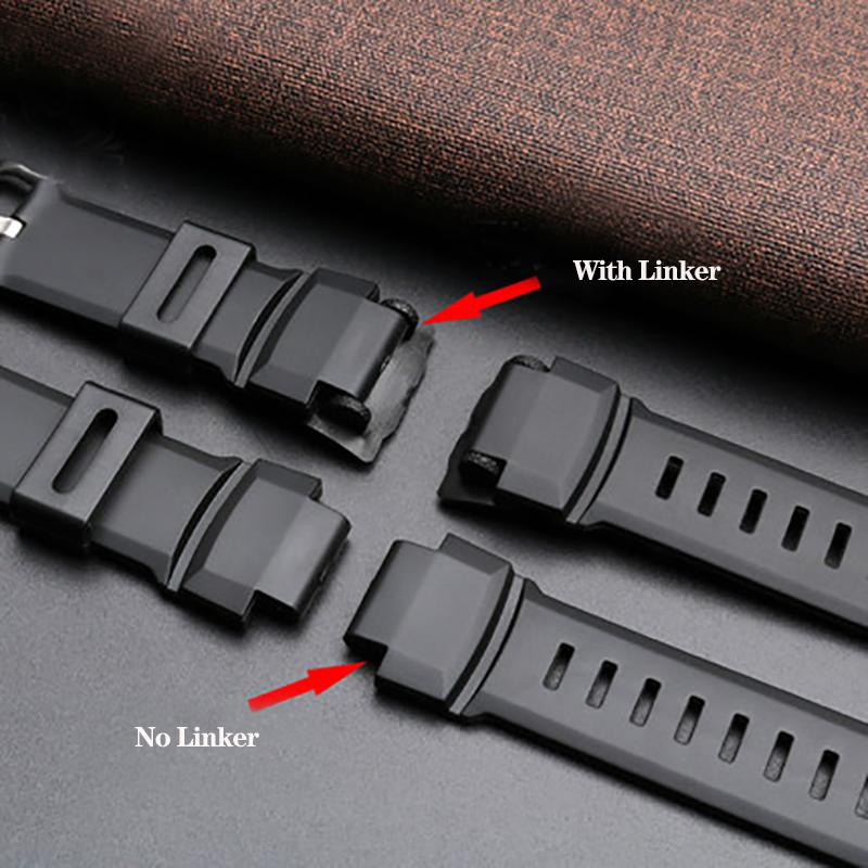 Rubber Wrist Strap For Casio PROTREK PRG-260/270/550/250 PRW-3500/2500/5100 Replacement Black Bracelet 18mm Silicone WatchBands