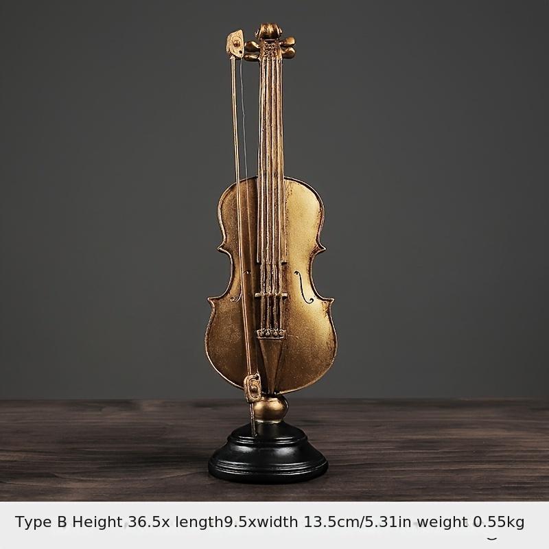 

Смола Nordic Домашнее украшение Гостиная Обеденный стол Стол Золотой Скрипка Саксофон