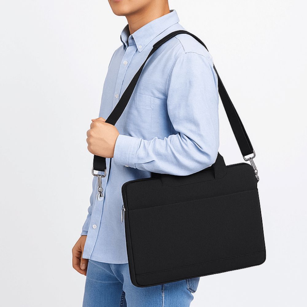 With Handle Laptop Sleeve Case Ultra Thin Computer Storage Bag Portable Laptop Handbag Travel Use