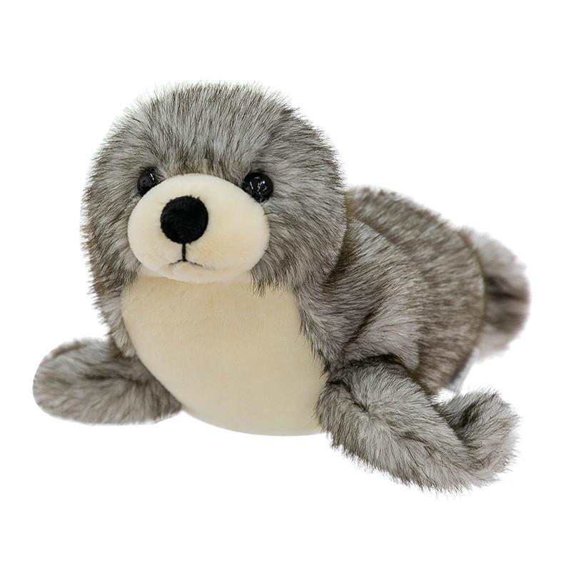 Realistic Sea Lion Stuffed Animal Plush Toy Super Soft Short Plush Marine Life Nursery Decor Gift For Kids