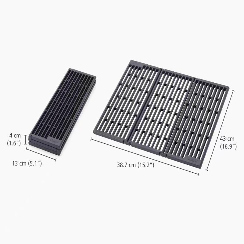 Kitchen Collapsible Sink Drainer Splash Proof Rack Folding Washing Basket Draining Storage for Household Bars