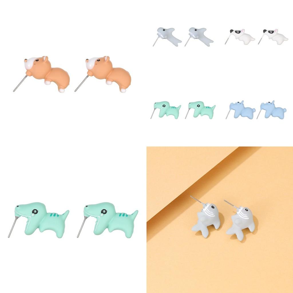 Trendy Animal Shaped Alloy Earrings Fashionable Street Style Accessories
