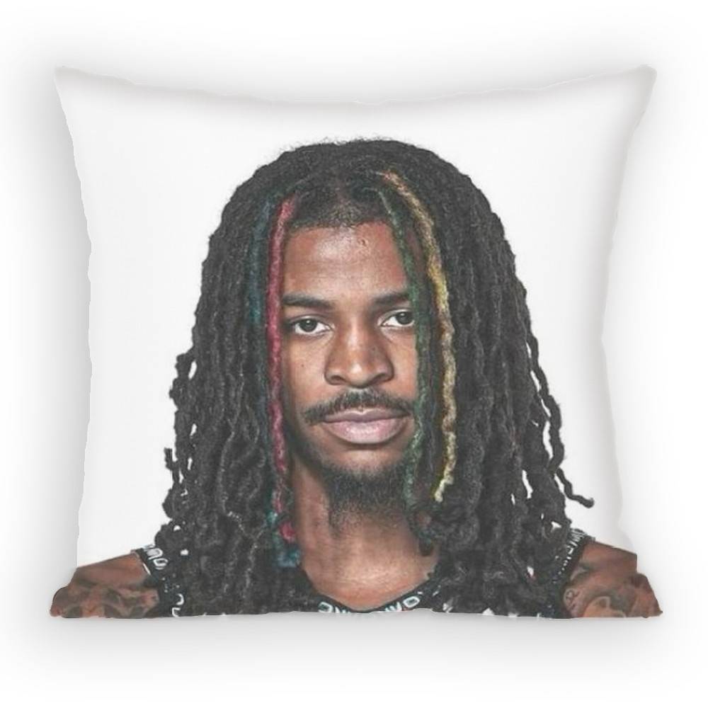 Basketball JJa MMorant  Pillow Case Sofa Living Room Bedroom Headboard Backrest Cushion Square Cushion Nap Time