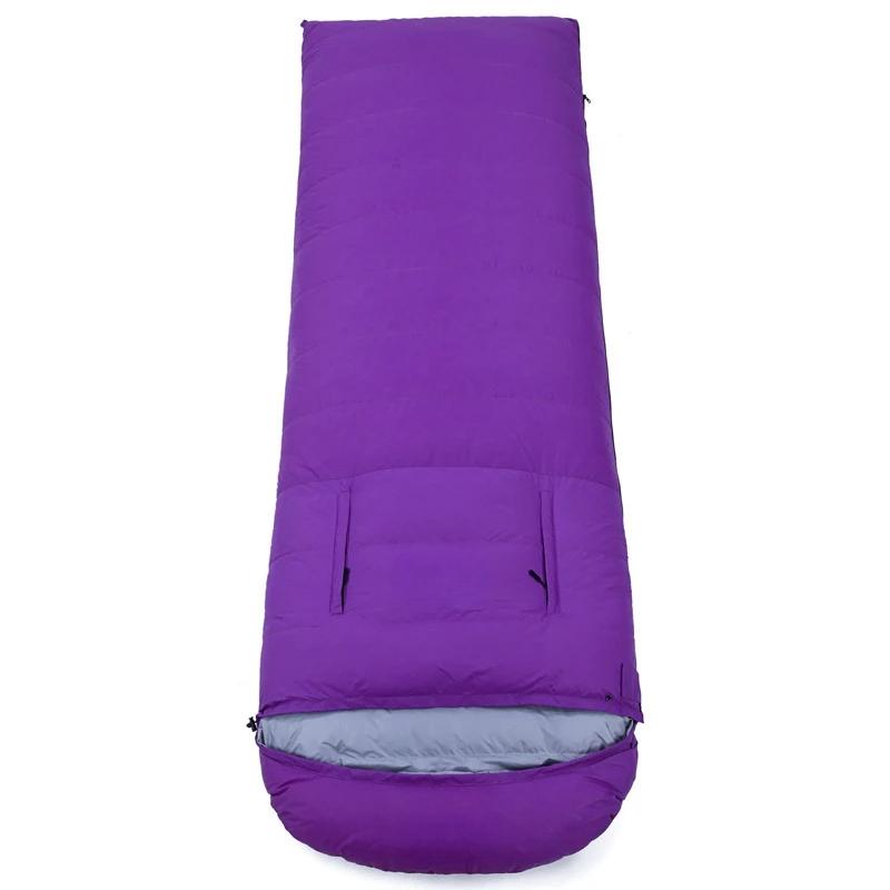 

Наполнитель 400 г/600/800 г/1000 г 210*80 см ультрабольшой белый гусиный пух для взрослых зимний нейлоновый спальный мешок для кемпинга на открытом воздухе для одного человека