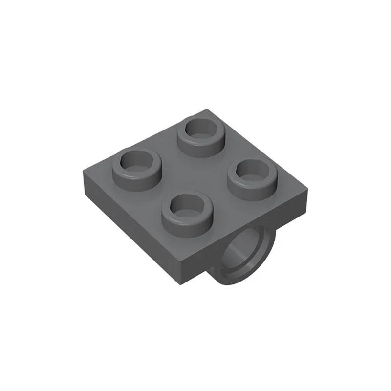 MOC 10PCS Puzzle Particle 2817 Modified 2x2 With Pin Holes Building Blocks Plate Bricks Toy Children Birthday Gift Dropshipping