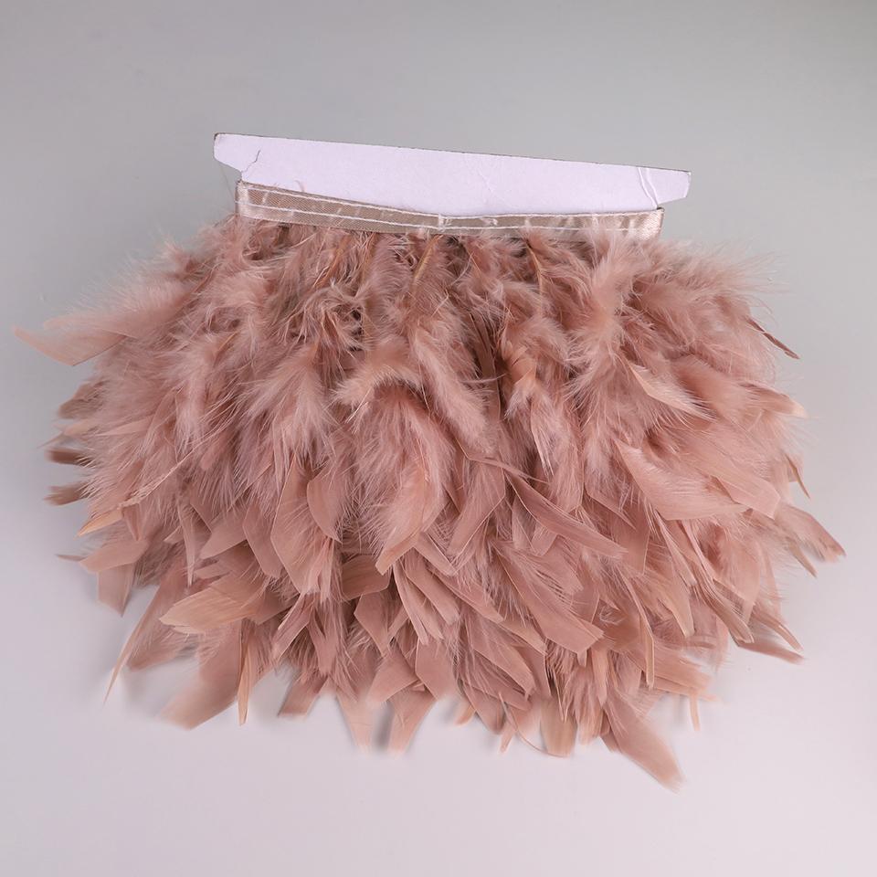 10 Meters Turkey Feathers for Clothes DIY Marabou Feather Fringe for Needlework Party Plume Handmade Mirror Home Decor Wholesale