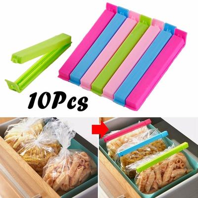 10 Pieces/lot Home Storage Organizer Kitchen Tool Food Snack Sealing Bag Clips
