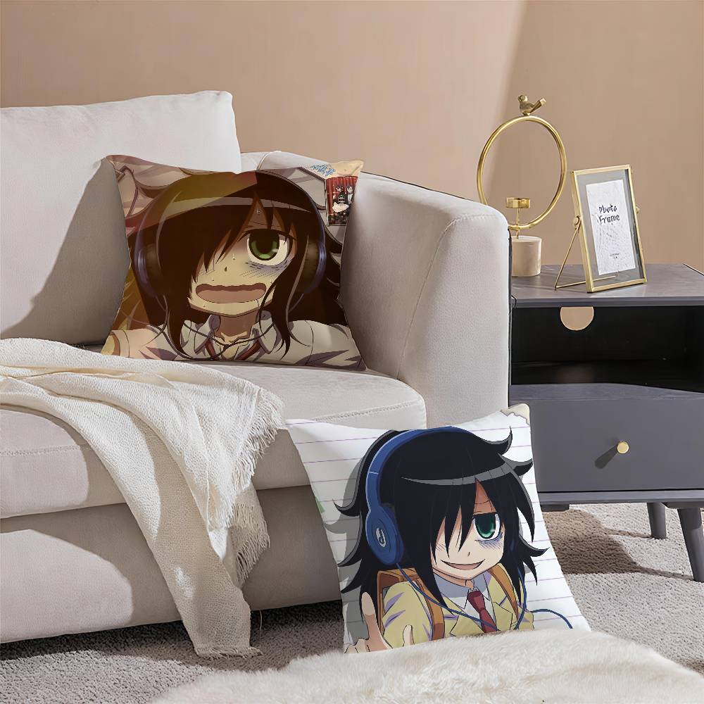 K-Kuroki T-Tomoko Pillow Case Comfort Sofa Bed Silky Elegant Invisible Zipper Decorative Cushion Cover