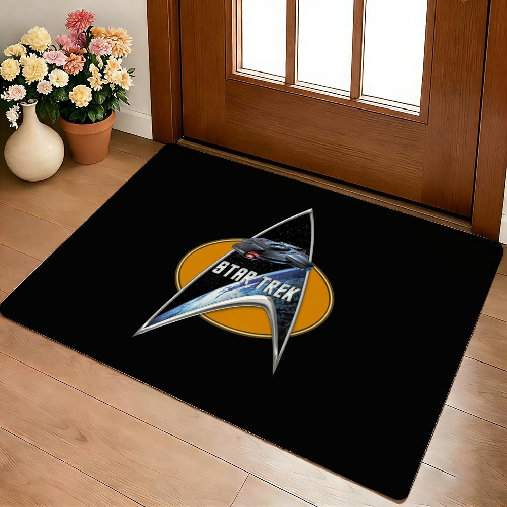 Star T-Trek Ship Movie Floor Mat Cozy Flannel Soft Thick Non-Slip Mat For Living Room Bedroom Kitchen Decor Rugs
